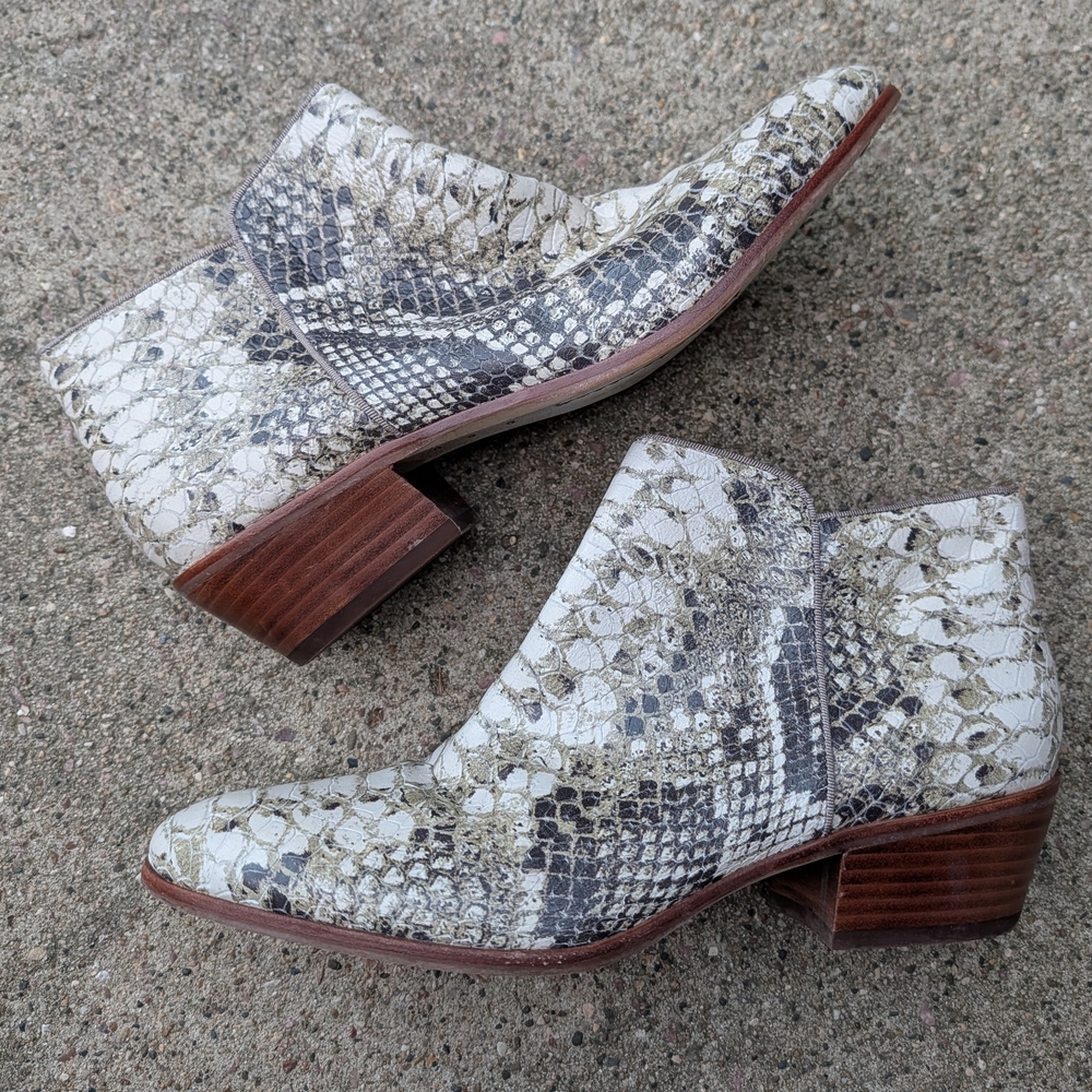 Sam Edelman Petty Python Leather Ankle Boot Booti… - image 3